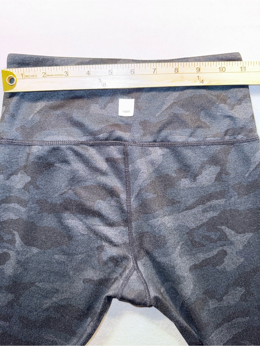 Vuori XS Black Elevate Camo High-Rise Leggings Yoga Pilates Workout Jogger - Picture 9 of 9